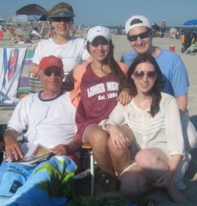Family Team at the Beach