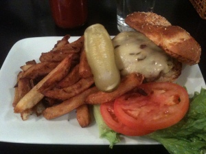 Gluten-Free Burger at Friedman's Lunch