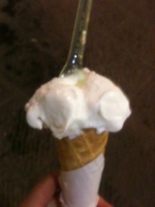 Gelato on Gluten-Free Ice Cream Cone