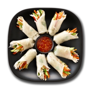 Vegetable Spring Rolls - One of the gluten-free recipes in our Cook for Your Love campaign