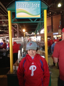 Grandson at Phillies Game